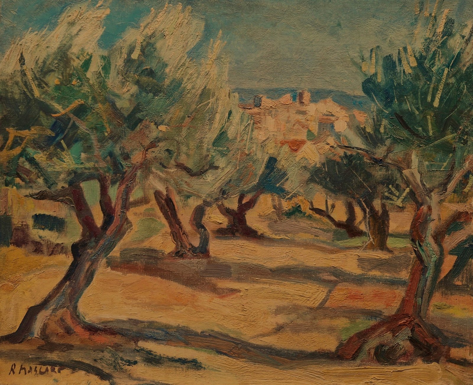 Roland Mascart — paysage à Caromb (1964)